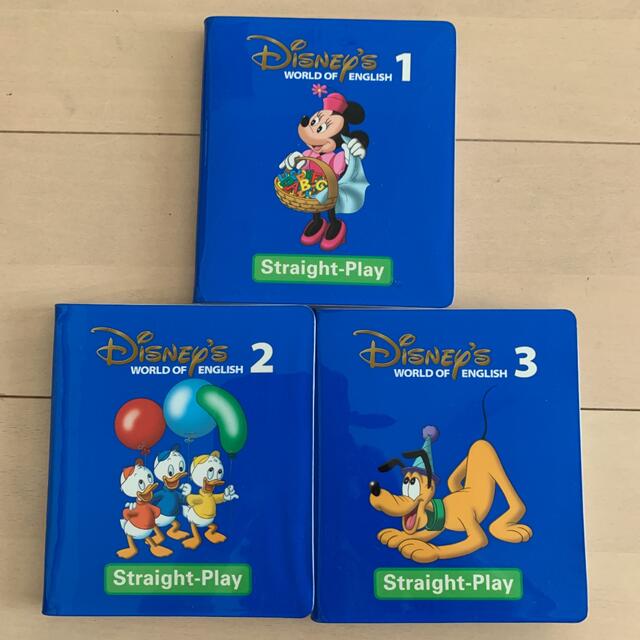 ディズニー英語教材　DVD Straight-Play 1-3巻