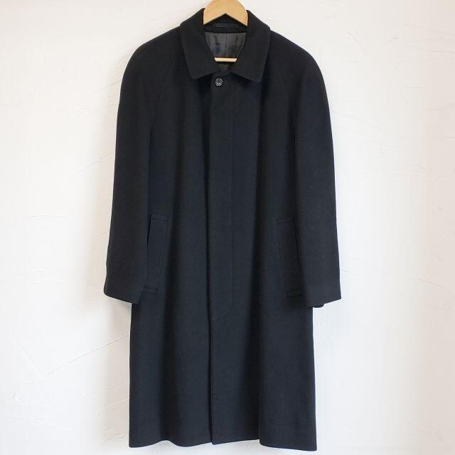 ラダゲイト ☆ カシミヤ100% ロングコート ブラック 日本製 ラダゲイト ☆ カシミヤ100% ロングコート ブラック 日本製