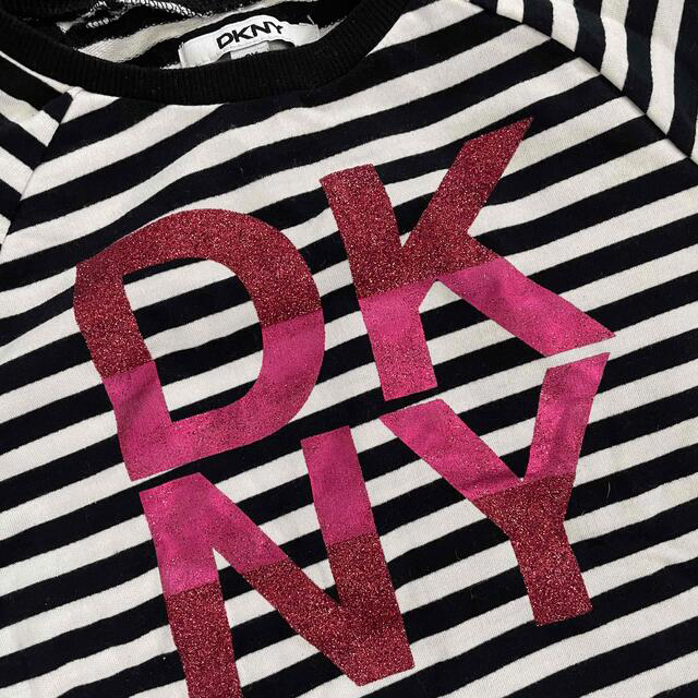 DKNY(ダナキャランニューヨーク)のDKNYツーピース　チュールスカート キッズ/ベビー/マタニティのキッズ服女の子用(90cm~)(Tシャツ/カットソー)の商品写真
