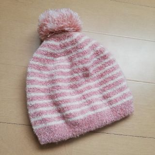 ムジルシリョウヒン(MUJI (無印良品))の50-54cm☆無印良品ふわふわニット帽 ほぼ未使用(帽子)