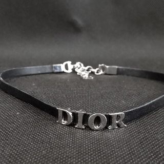 ディオール(Dior)のーDIOR レザーチョーカーー(ネックレス)