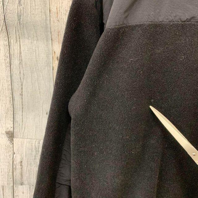 US規格ノースフェイスデナリジャケットM相当黒ブラック刺繍ロゴポーラテック
