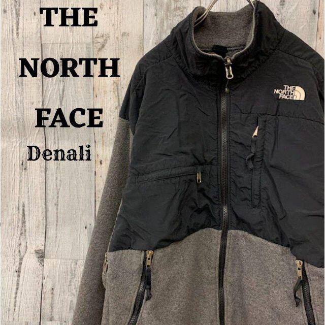 【一部予約販売】 THE NORTH FACE - 美品US規格ノースフェイスデナリジャケットLL刺繍ロゴブラック黒グレー灰色 ブルゾン
