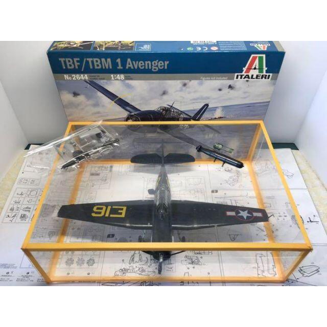 完成品　TBF/TBM1 Avenger アヴェンジャー イタレリ1/48 エンタメ/ホビーのおもちゃ/ぬいぐるみ(模型/プラモデル)の商品写真