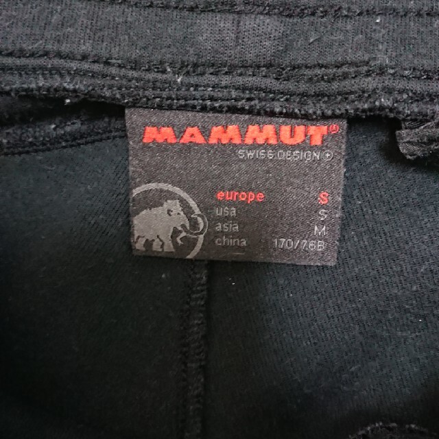 Mammut(マムート)のマムート ダイノパンツ AF メンズSサイズ ブラック メンズのパンツ(その他)の商品写真