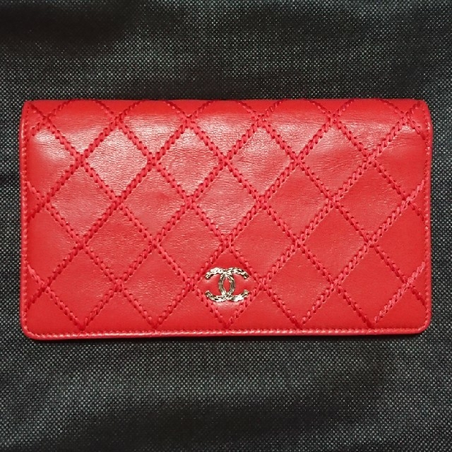 大割引 CHANEL - CHANEL ワイルドステッチ 長財布 財布 - zoopalic.com