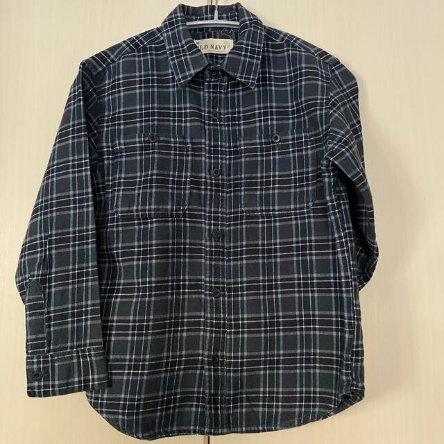 Old Navy(オールドネイビー)のチェックシャツ　ネイビー　ブルー　OLD NAVY レディースのトップス(シャツ/ブラウス(長袖/七分))の商品写真