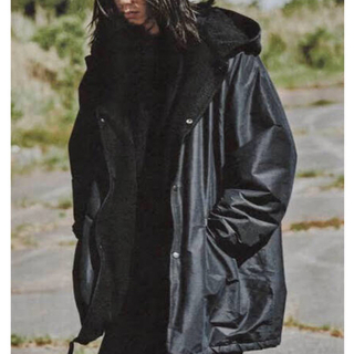 コモリ(COMOLI)の【美品】20AW COMOLI cotton silk hooded coat (モッズコート)
