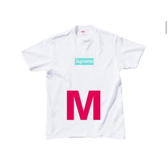 Mサイズ本物Supreme Tiffany & Co. Box Logo Tee