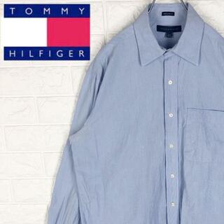 トミーヒルフィガー シャツ(メンズ)（ブルー・ネイビー/青色系）の通販 