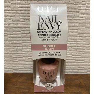 新品 OPI バブルバス ENVY 強化剤 ネイル ベースコート(ネイルトップコート/ベースコート)