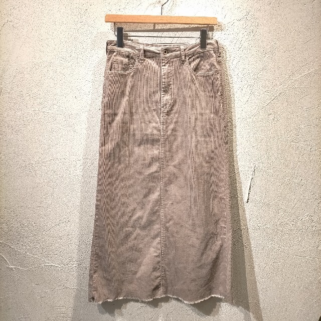 Spick and Spanコーデュロイマキシスカート