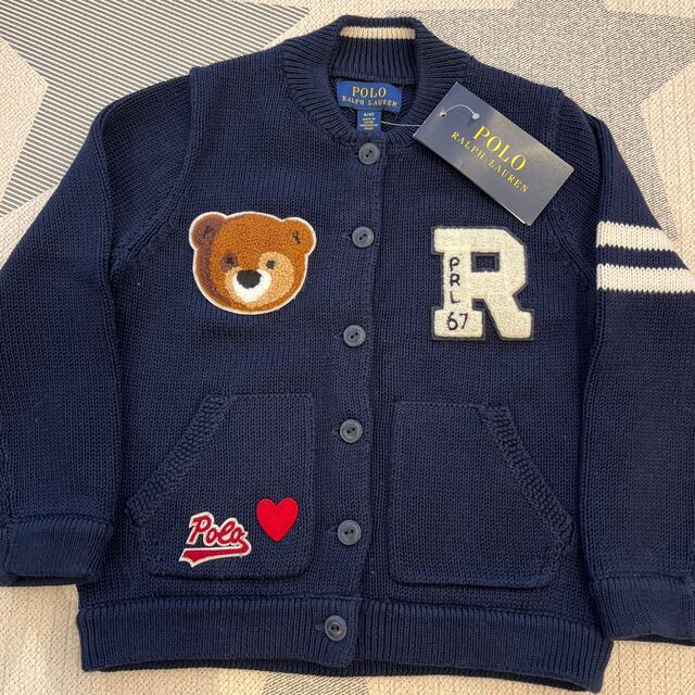 Ralph Lauren(ラルフローレン)のラルフローレン　カーディガン4T キッズ/ベビー/マタニティのキッズ服女の子用(90cm~)(カーディガン)の商品写真