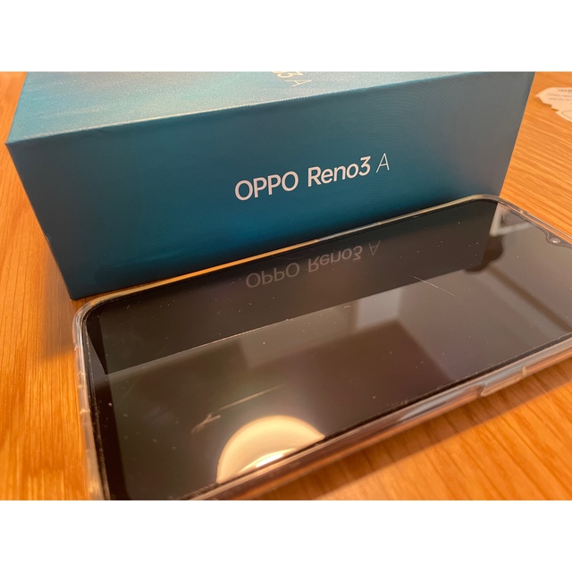 oppo reno3a SIMフリー本体　128GB  美品　ブラックスマホ/家電/カメラ