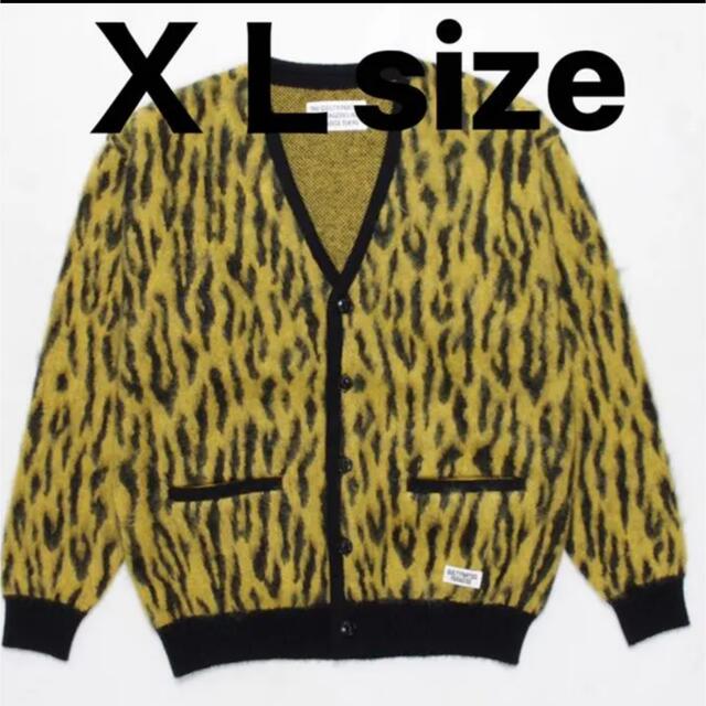 WACKO MARIA LEOPARD MOHAIR CARDIGAN 21fw