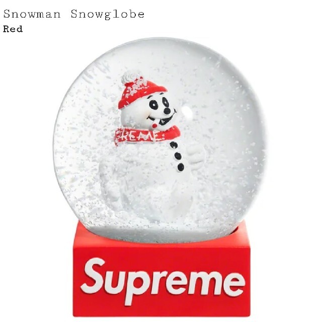 【Supreme Snowman snowglobe】