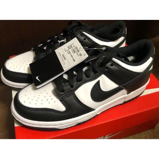 ナイキ(NIKE)の23cm NIKE DUNK LOW GS “white/black” パンダ(スニーカー)