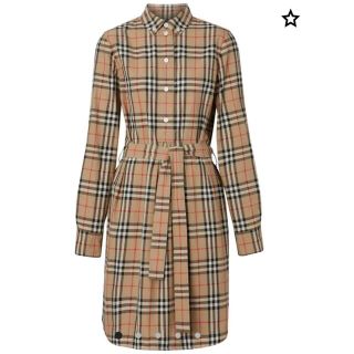 バーバリー(BURBERRY)のBURBERRY    チェックワンピース(ひざ丈ワンピース)