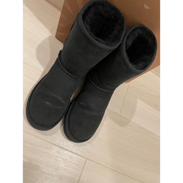 UGG アグ ムートンブーツ US7 ブラックカラー