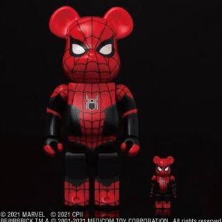 メディコムトイ(MEDICOM TOY)のBE@RBRICK SPIDERMAN UPGRADED SUIT  2セット(キャラクターグッズ)