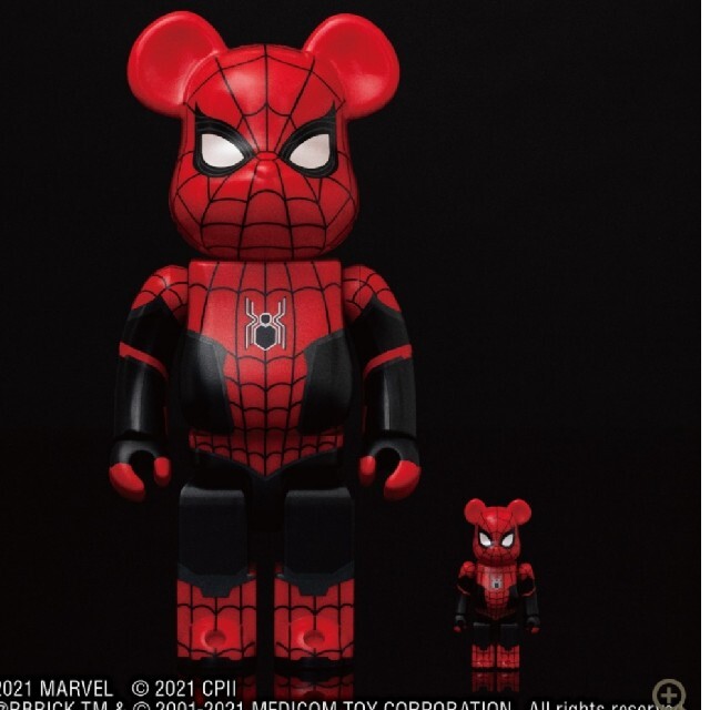 BE@RBRICK SPIDER-MAN UPGRADED SUIT 100%