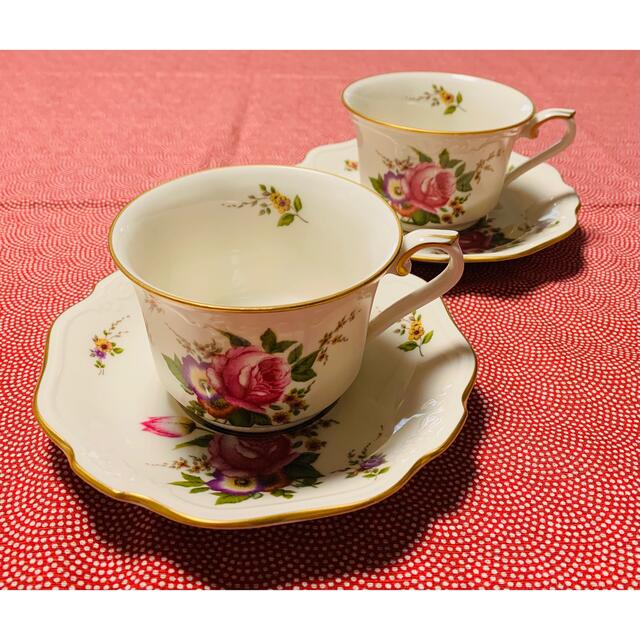Noritake - ノリタケカップ&ソーサー2客セット昭和レトロstudio Noritake - ノリタケカップ&ソーサー2客セット昭和レトロstudio