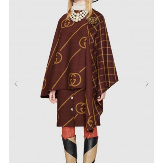 新品未使用【GUCCI】グッチ インターロッキングG ケープコート