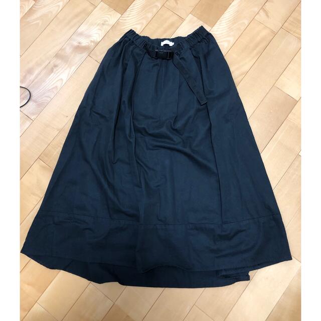 SM2(サマンサモスモス)のレディース　黒ロングスカート レディースのスカート(ロングスカート)の商品写真