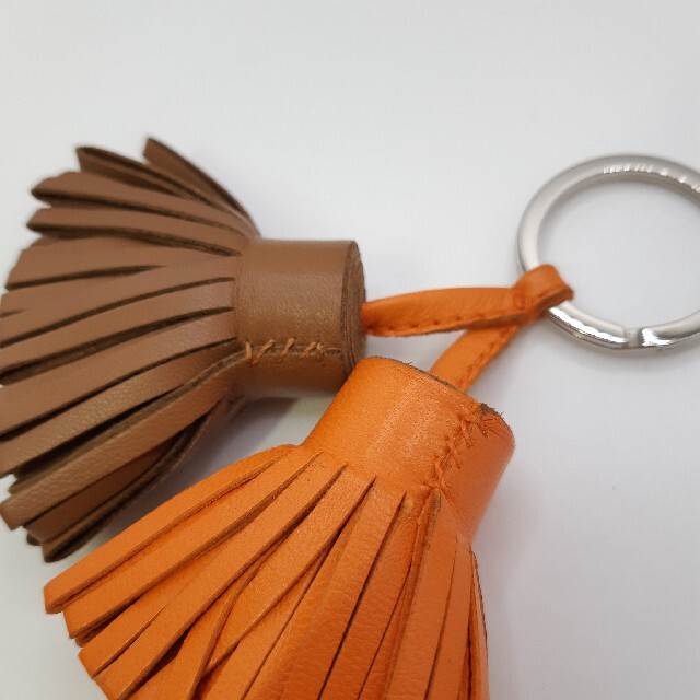 いいたしま Hermes キーリング オレンジ ブラウンの通販 by kihira's ...