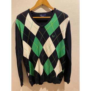 フレッドペリー(FRED PERRY)のfred perry 男性　ニット　Lサイズ(ニット/セーター)