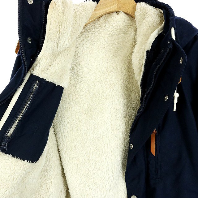 BEAUTY&YOUTH UNITED ARROWS(ビューティアンドユースユナイテッドアローズ)のB&Y ユナイテッドアローズ マウンテンパーカー  M 紺 メンズのジャケット/アウター(マウンテンパーカー)の商品写真