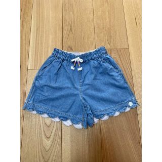 サンカンシオン(3can4on)の★サンカンシオン★ デニム　ショートパンツ　ブルー　キッズ　女の子　130cm(パンツ/スパッツ)