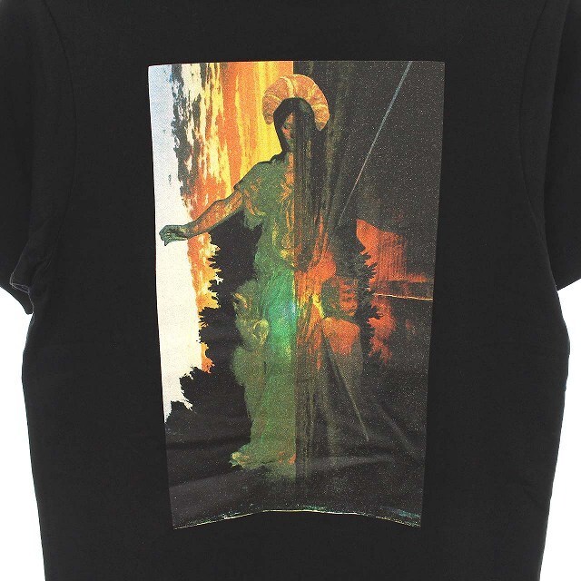 FACETASM(ファセッタズム)のファセッタズム Tシャツ カットソー プリント クルーネック 半袖 3 L 黒 メンズのトップス(Tシャツ/カットソー(半袖/袖なし))の商品写真