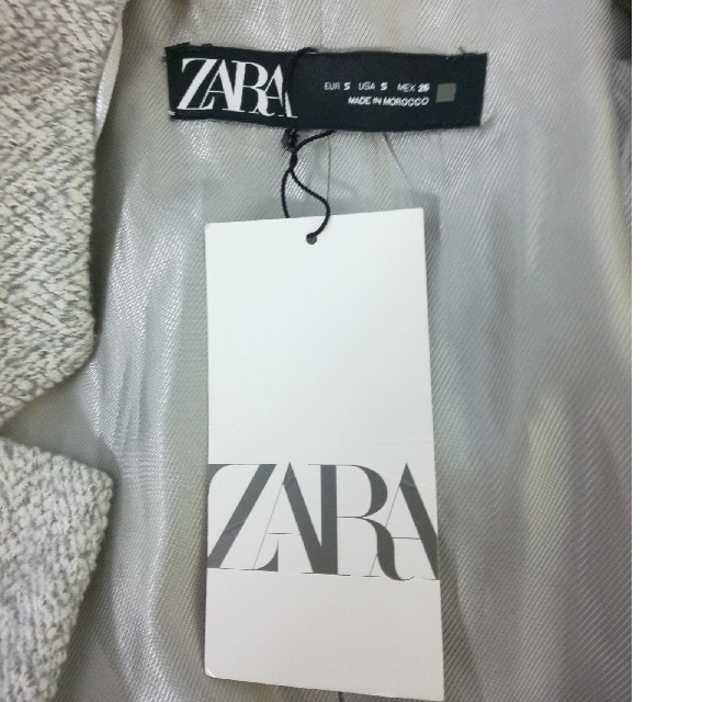 ZARA(ザラ)の【新品・タグ付‼️】ZARA ザラ カーディガン型 ロングコート レディースのジャケット/アウター(ロングコート)の商品写真