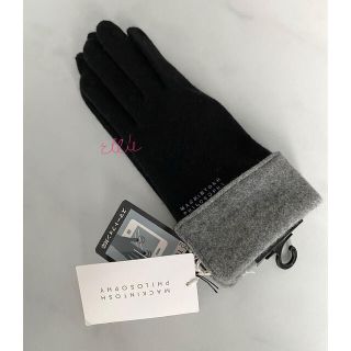 マッキントッシュフィロソフィー(MACKINTOSH PHILOSOPHY)の新品タグ付★マッキントッシュ　定番デザイン　ロゴ手袋(手袋)