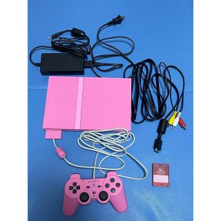 PS2 ピンク 本体【美品】