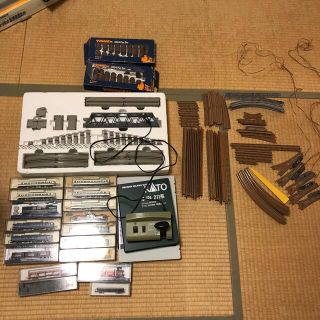 Nゲージ大量セット 車両29両 線路90本以上 (鉄道模型)
