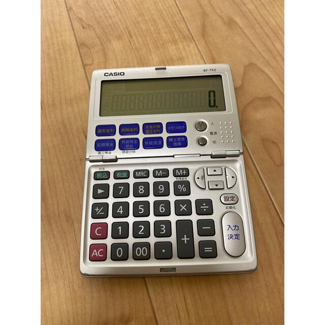 CASIO BF-750 金融電卓 電卓 動作確認済み