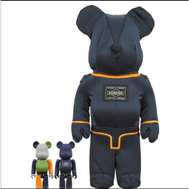 BE@RBRICK PORTER TANKER BLUE 100%400%おもちゃ