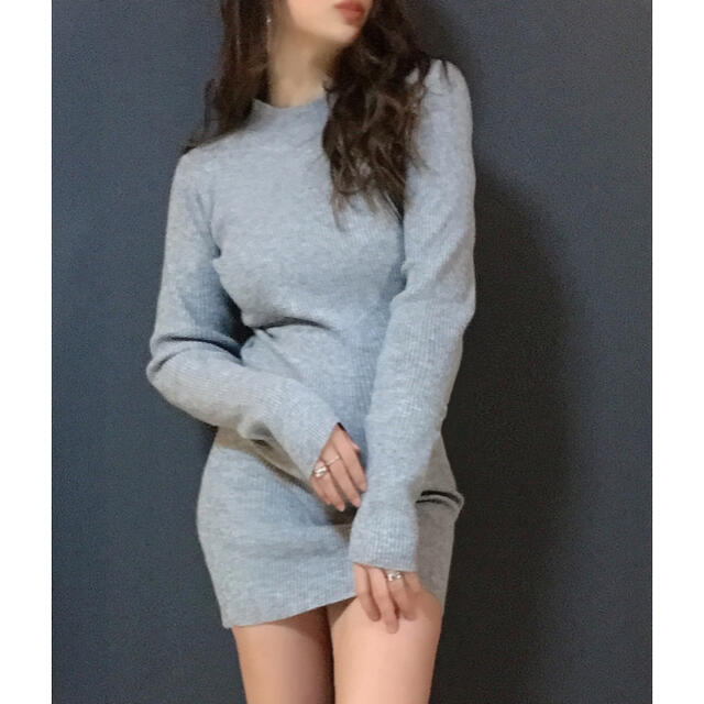 GYDA - 【GYDA】バックオープンニットワンピの通販 by QBL's shop GYDA - 【GYDA】バックオープンニットワンピの通販 by QBL's shop