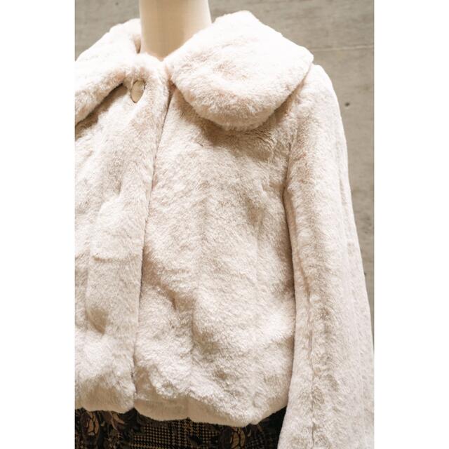 Winter Love Faux Fur Coat beige-S