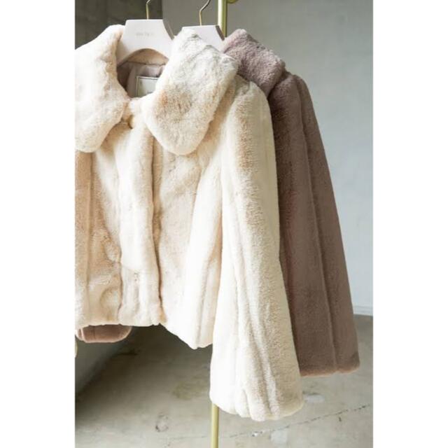 Winter Love Faux Fur Coat beige-S