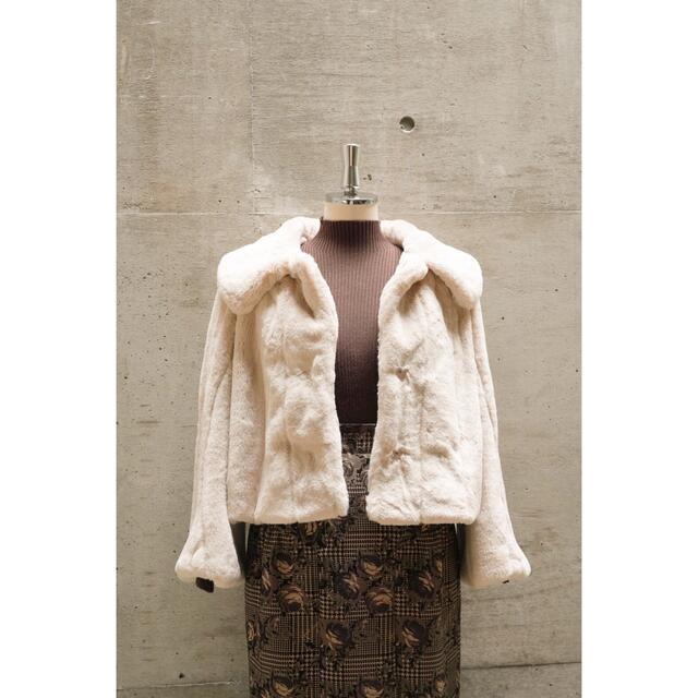 Winter Love Faux Fur Coat beige-S