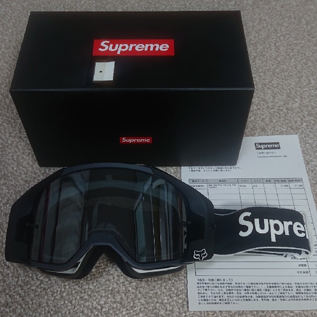 Supreme(シュプリーム)のsupreme Fox Racing VUE Goggles black スポーツ/アウトドアのスポーツ/アウトドア その他(ウインタースポーツ)の商品写真