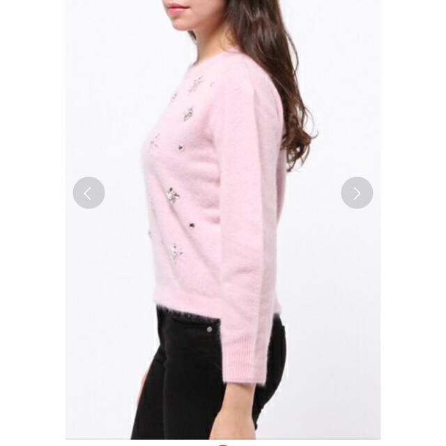 TO BE CHIC(トゥービーシック)のTO BE CHICK PINK ニットセーター レディースのトップス(ニット/セーター)の商品写真