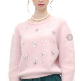 トゥービーシック(TO BE CHIC)のTO BE CHICK PINK ニットセーター(ニット/セーター)