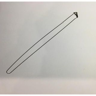 ネックレス　Pt850 喜平2面カット　造幣局刻　約2g 約41cm 中古(ネックレス)