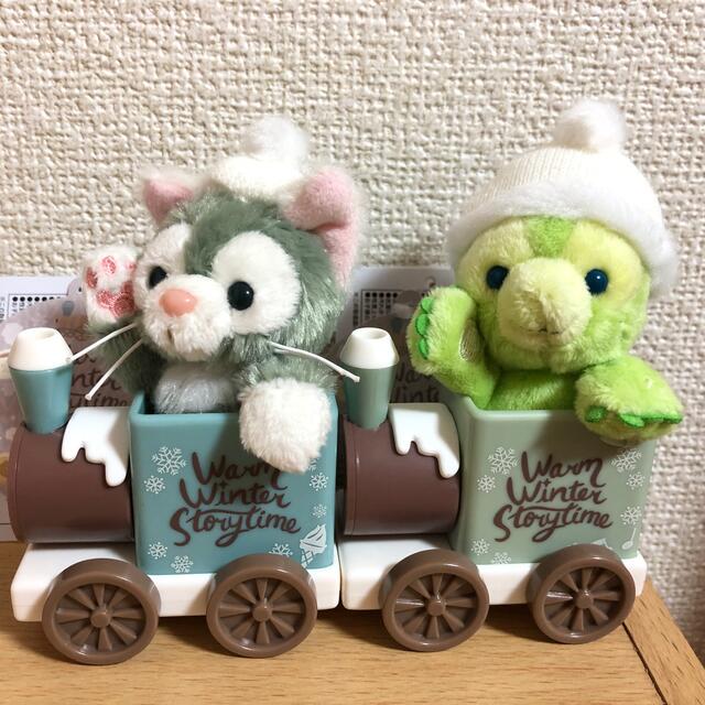 ジェラトーニ(ジェラトーニ)の汽車　ぬいぐるみストラップ　ジェラトーニ　オルメル エンタメ/ホビーのおもちゃ/ぬいぐるみ(キャラクターグッズ)の商品写真