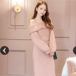 michellMacaron オフショルニットワンピース 新品未使用タグ付き