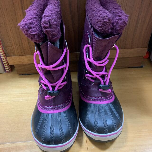 SOREL(ソレル)のソレル　スノーブーツ  21センチ キッズ/ベビー/マタニティのキッズ靴/シューズ(15cm~)(アウトドアシューズ)の商品写真